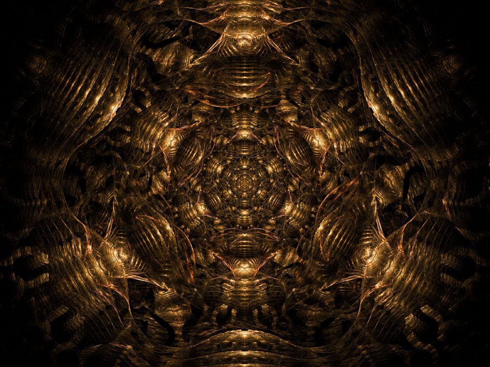 分形, 青铜, 空间, 分形技术, 对称 壁纸 3200x2400 允许