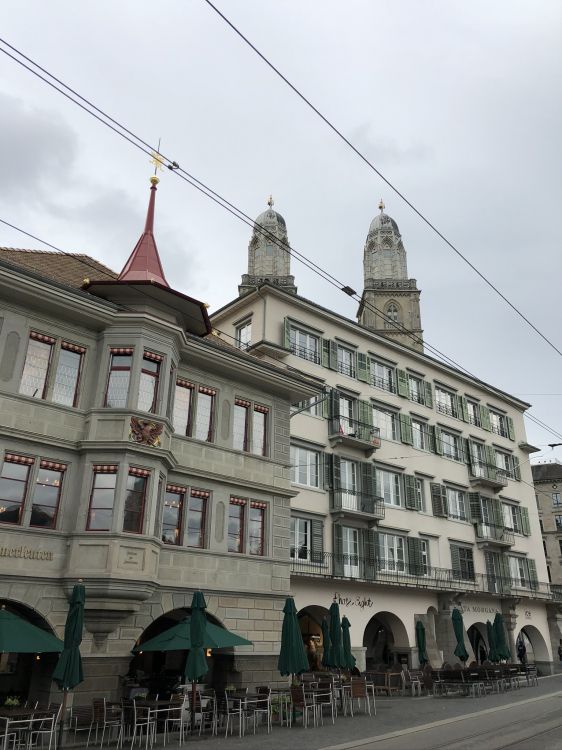 Zrich, window, building, town, facade