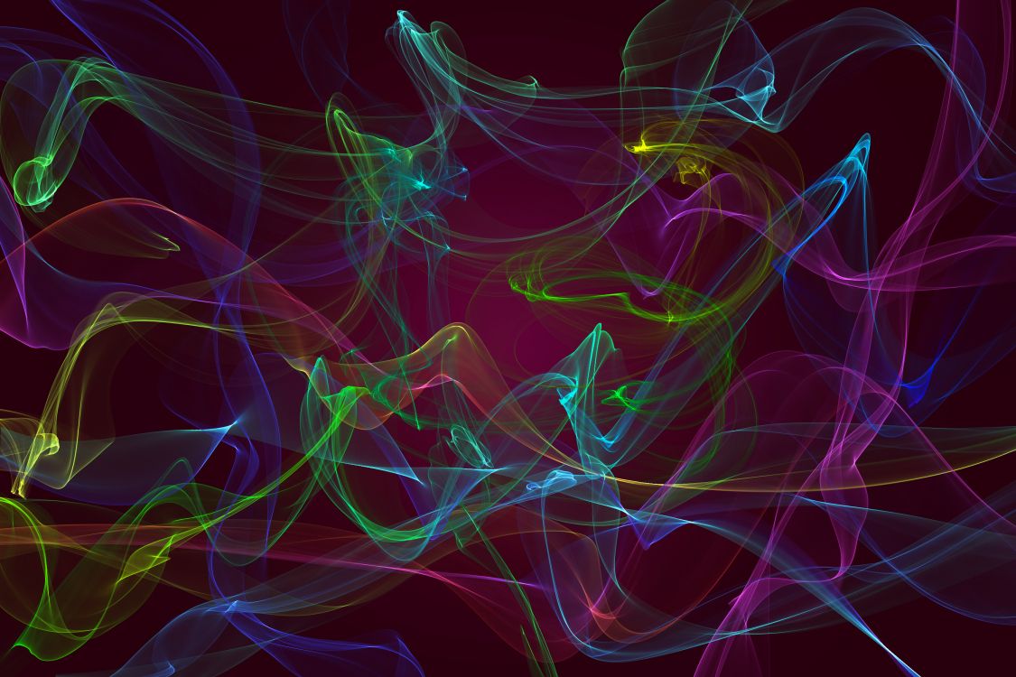 Lila Und Gelbes Licht Digitales Hintergrundbild. Wallpaper in 3000x2000 Resolution