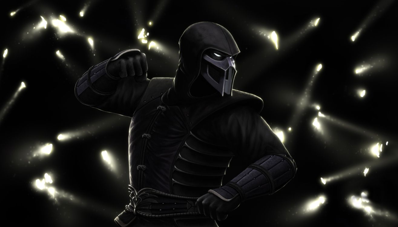 Noob Saibot, Mortal Kombat, Mortal Kombat x, Mortal Kombat 11, Ermac. Wallpaper in 5000x2850 Resolution