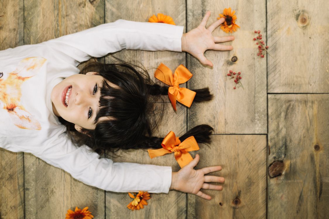 orange, autumn, plant, flower, infant