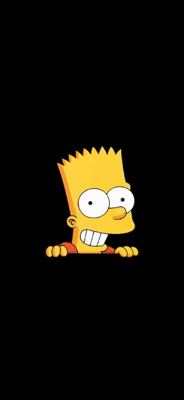 Image amoled, Bart Simpson, bart amoled, cartoon, animated cartoon