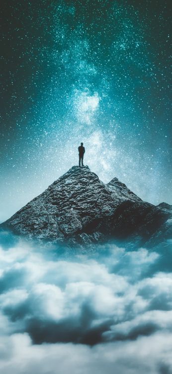 Eau, Atmosphère, Nature, Blue, Azure. Wallpaper in 1080x2340 Resolution