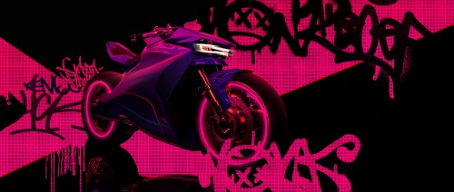 Image graphic design, ducati, wheel, purple, black