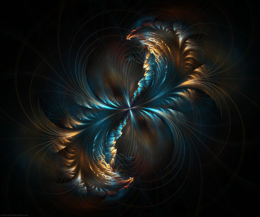 Papier Peint Numérique Lumière Bleue et Blanche. Wallpaper in 2400x2000 Resolution