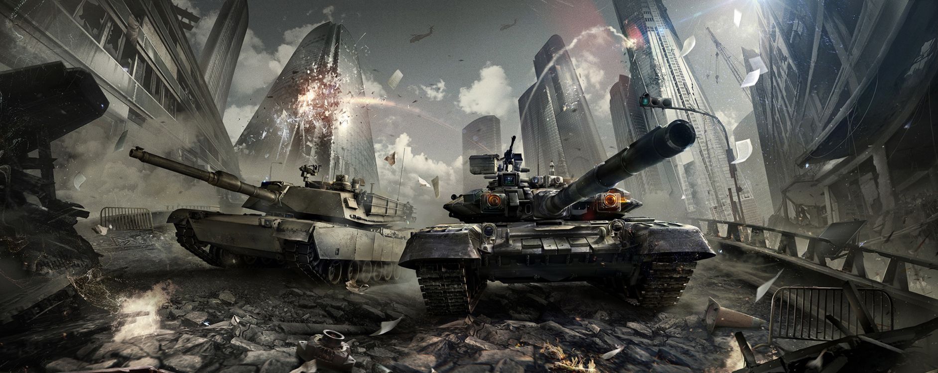 Tanque, m1 Abrams, Juego de Pc, Soldado, t 90. Wallpaper in 2712x1080 Resolution