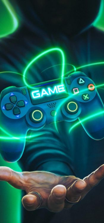 Fortnite, Gamer, Retrojuegos, Verde, Entretenimiento. Wallpaper in 691x1480 Resolution