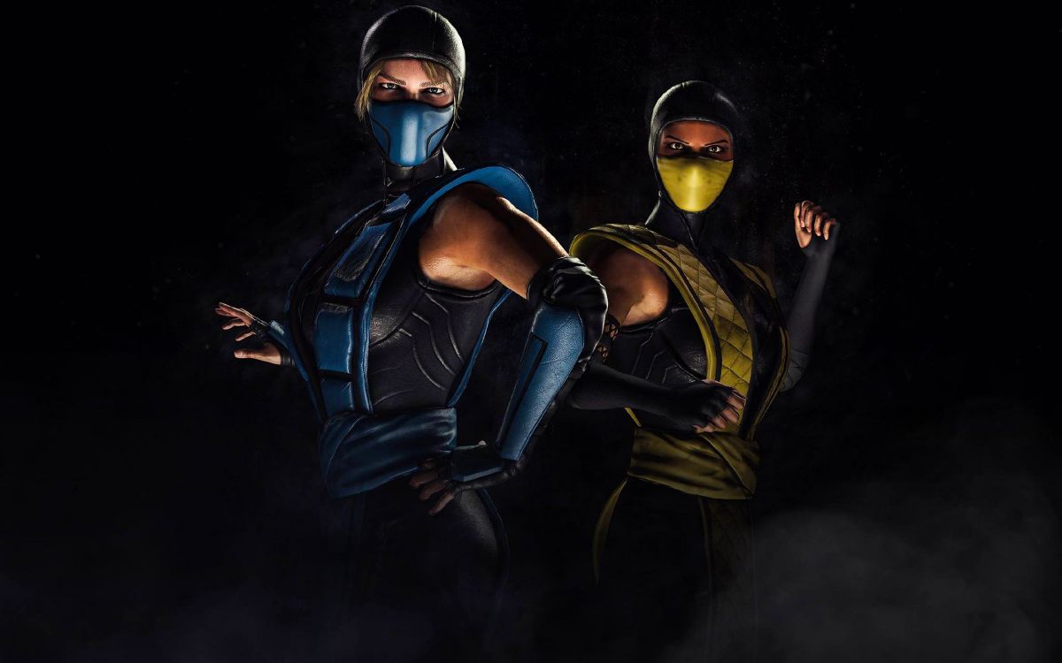 Mortal Kombat x, Escorpión, Cassie Cage, Juego de Aventura, Recreación. Wallpaper in 3840x2400 Resolution