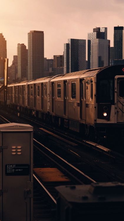 Metro de Nueva York, Nueva York, de Tránsito Rápido, Tránsito de la Ciudad de Nueva York Mta, Tren. Wallpaper in 1440x2560 Resolution