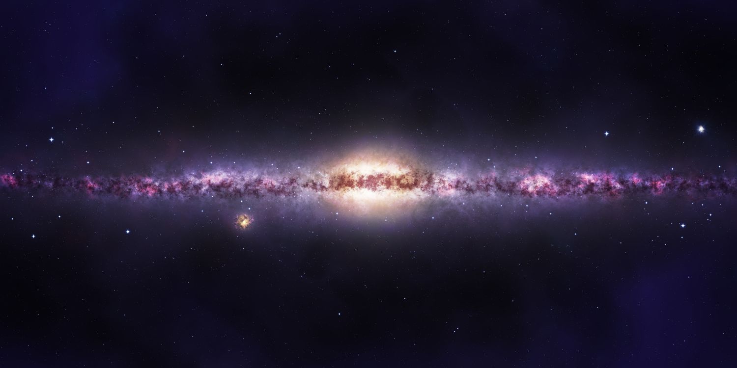 Blue and White Stars in The Sky. Wallpaper in 8192x4096 Resolution
