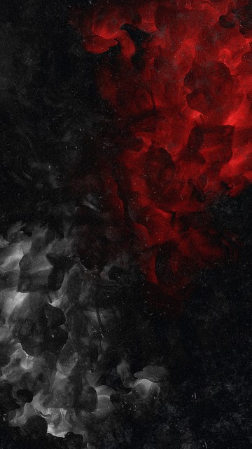 Image black red and white, black, abstract art, painting, black and white