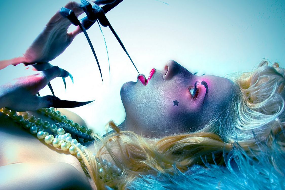 Beauté, L'ombre à Paupières, Blue, Eau, Blond. Wallpaper in 3402x2268 Resolution