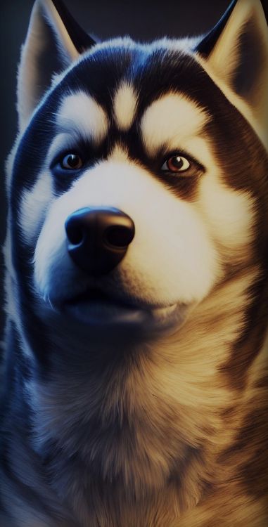 Great Dane, Miniature Husky Sibérien, Sakhaline Husky, Husky Sibérien, Canidés. Wallpaper in 1080x2124 Resolution