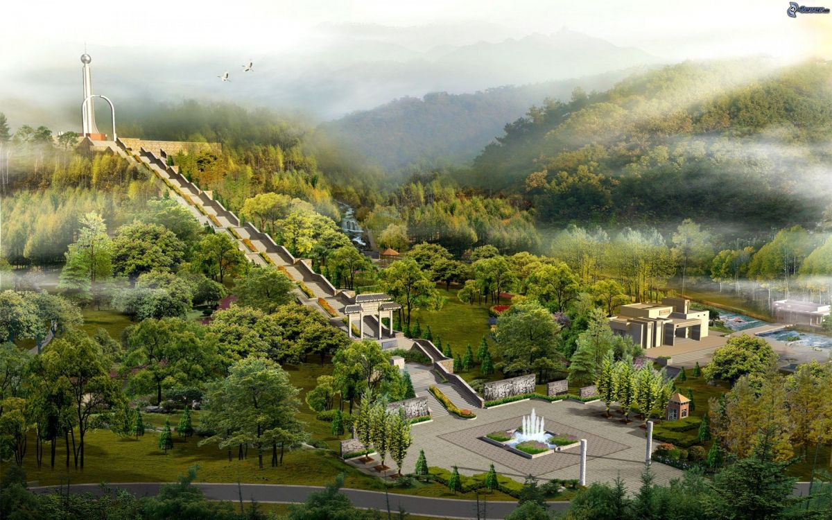 Tagsüber Grüne Bäume Und Berge. Wallpaper in 2880x1800 Resolution