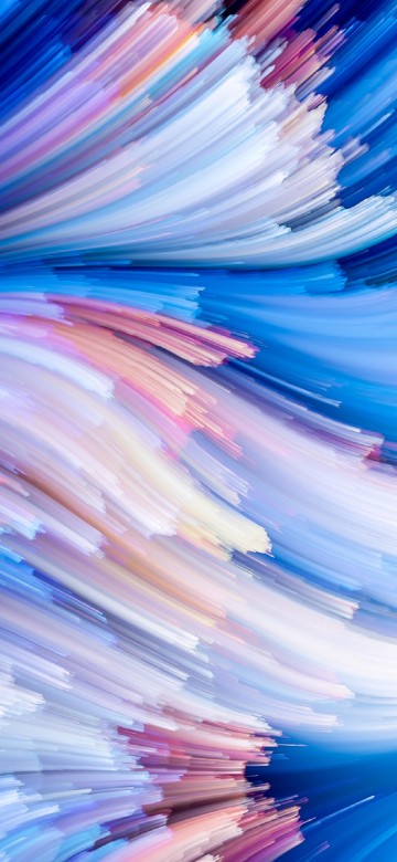 Image blue and pink abstract painting