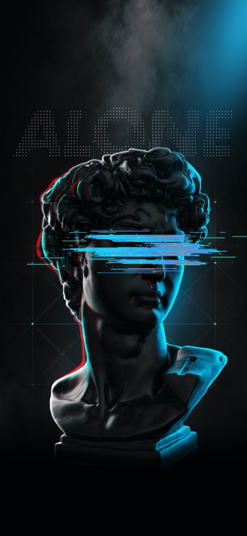 Image ripple blue, headgear, art, painting, electric blue