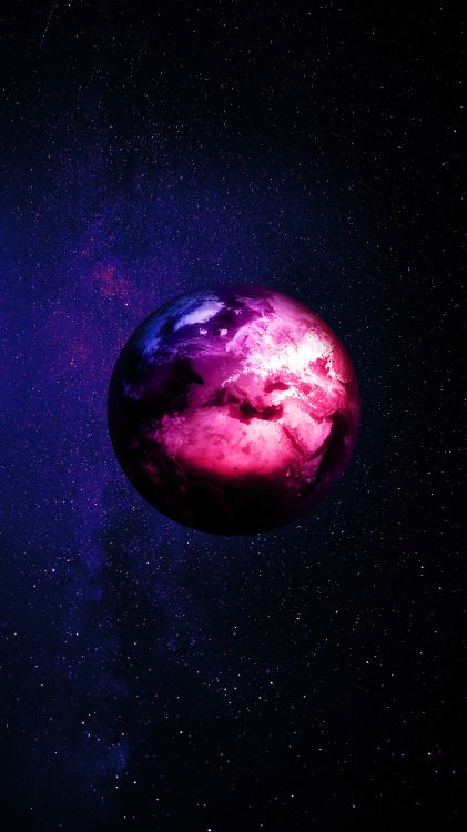 Ambiente, Tierra, la Atmósfera de la Tierra, Morado, Galaxia. Wallpaper in 3240x5760 Resolution