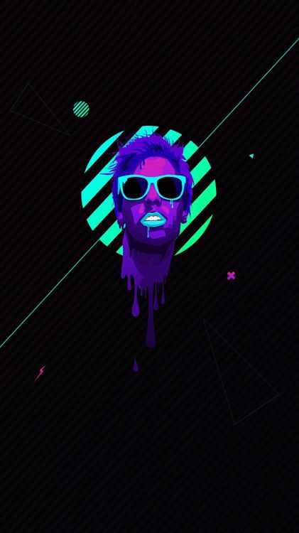 Jus de Néon, Graphisme, Lunettes, Purple, Art. Wallpaper in 1080x1920 Resolution