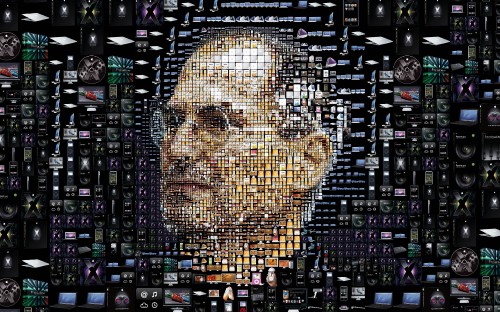 Image steve jobs, art, city, metropolis, apple