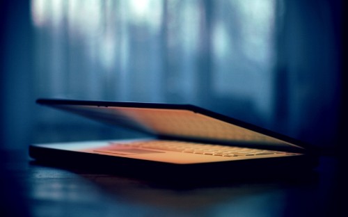 Image brown book on brown wooden table