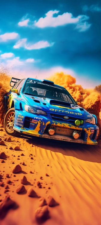 Subaru, World Rally Championship, Sportwagen, Car, Subaru Impreza. Wallpaper in 1080x2400 Resolution