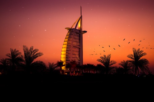 Image dubai, burj al arab, burj khalifa, Wanted, atmosphere