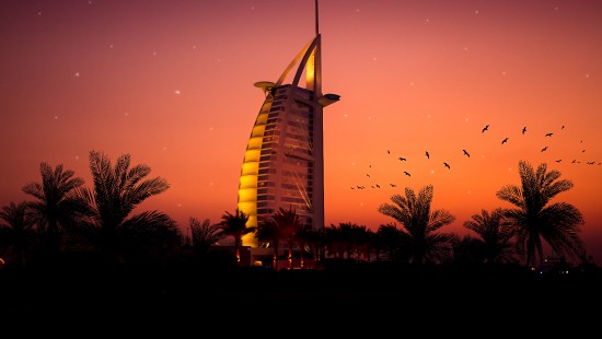 Image dubai, burj al arab, burj khalifa, Wanted, atmosphere