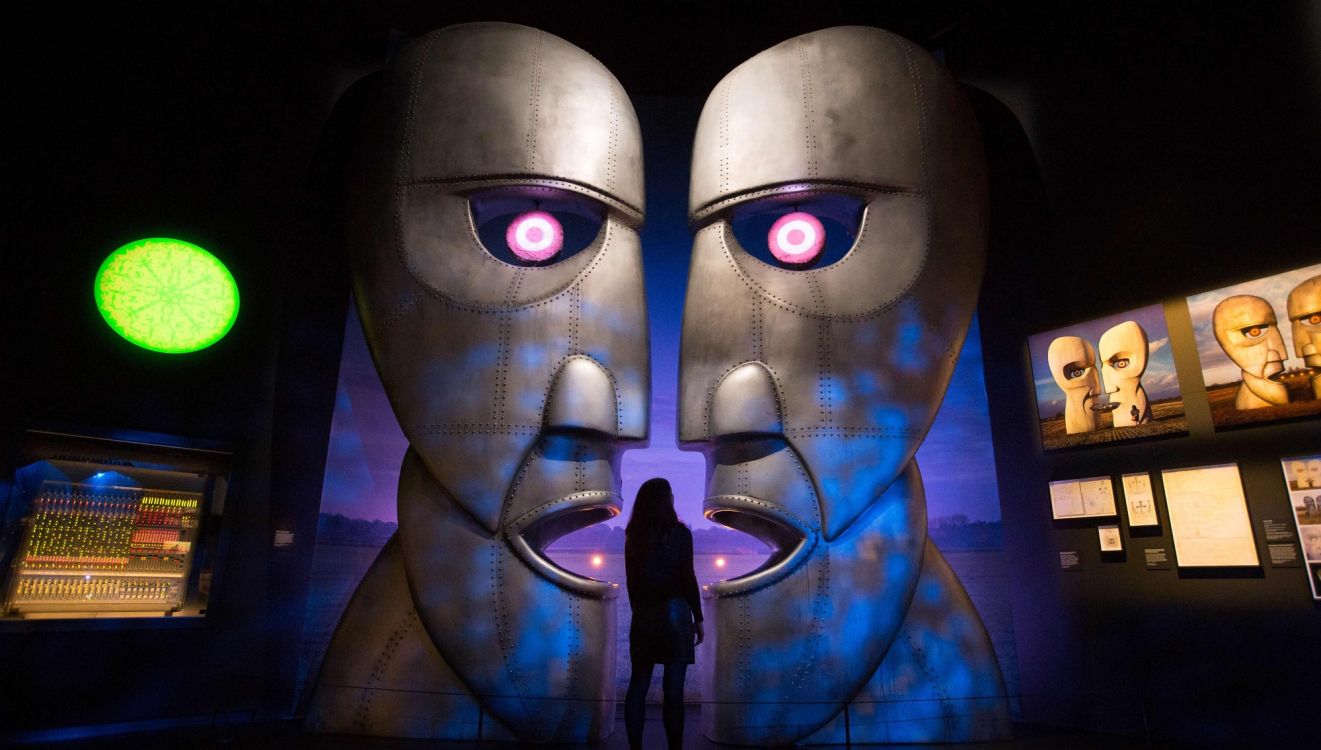 Pink Floyd, Exposition, Musée, Musée D'art, Obscurité. Wallpaper in 2000x1135 Resolution