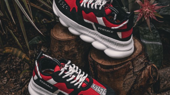 Image black and white nike sneakers