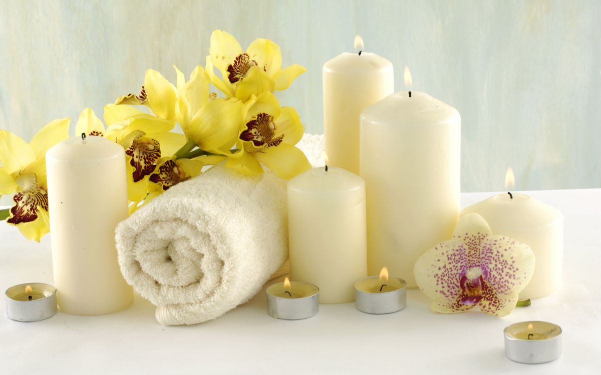 Spa, Massage, Visage, Salon de Beauté, Bougie. Wallpaper in 1920x1200 Resolution