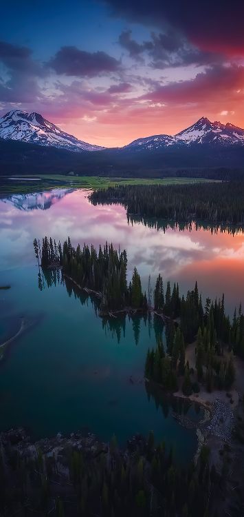 Ridge, Nature, Water, Cloud, Water Resources. Wallpaper in 1422x3000 Resolution