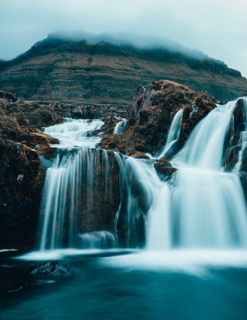 Image waterfall, body of water, water resources, water, nature