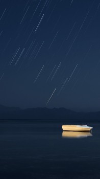 Wallpaper UMiDIGI, UMiDIGI Crystal, Watercraft, Atmosphere, Night