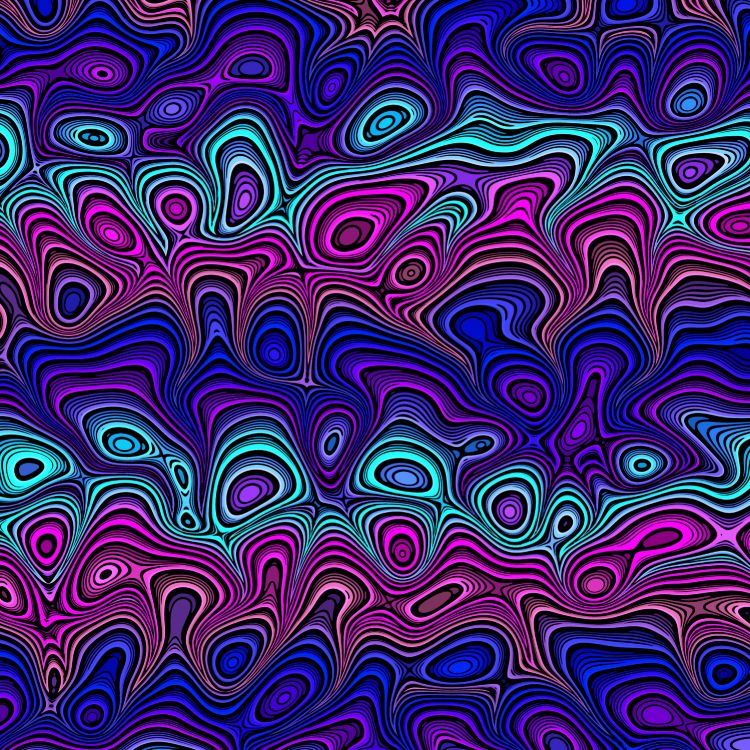 Purple Green and White Abstract Painting. Wallpaper in 3000x3000 Resolution
