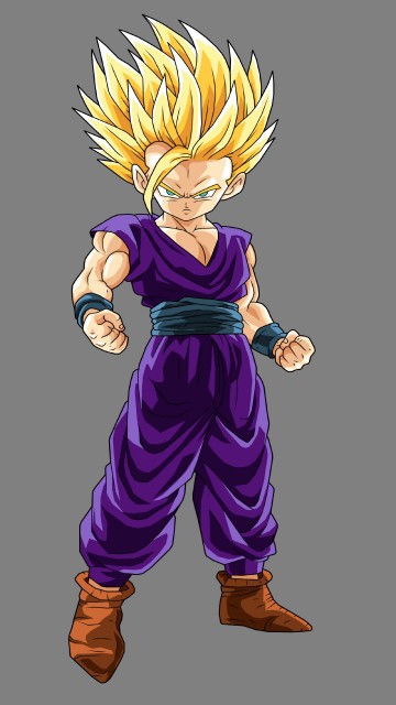 Image yellow haired male anime character