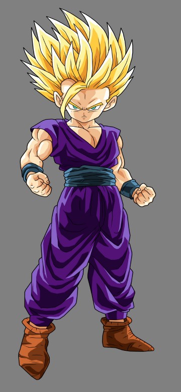 Image yellow haired male anime character