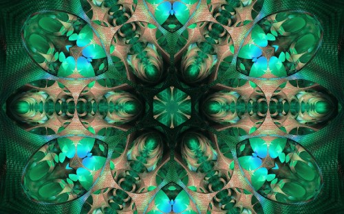 Image green and black abstract art