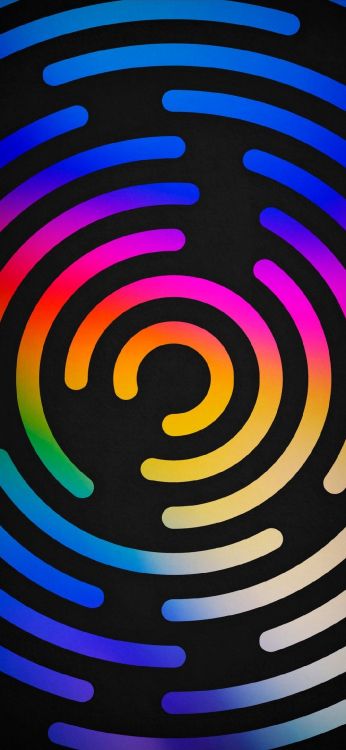 Spirale, Graphisme, la Pureté de la Couleur, Art, Symétrie. Wallpaper in 1080x2340 Resolution