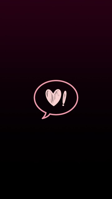 Image emblem, graphic design, symbol, heart, magenta