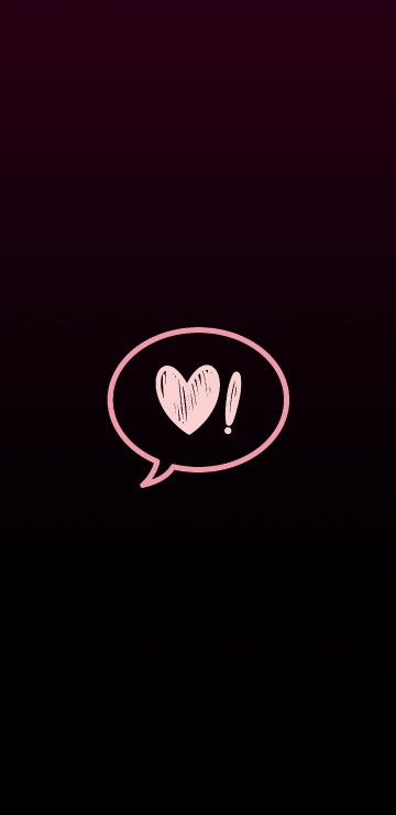 Image emblem, graphic design, symbol, heart, magenta