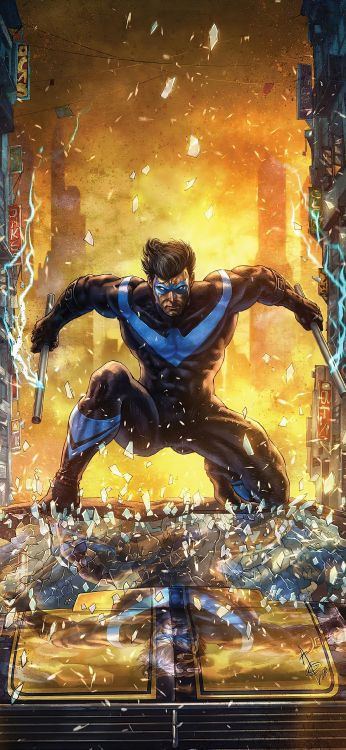 Nightwing 77 2020, Nightwing 2016-77, Ala Noche, Dick Grayson, Batman. Wallpaper in 1080x2340 Resolution