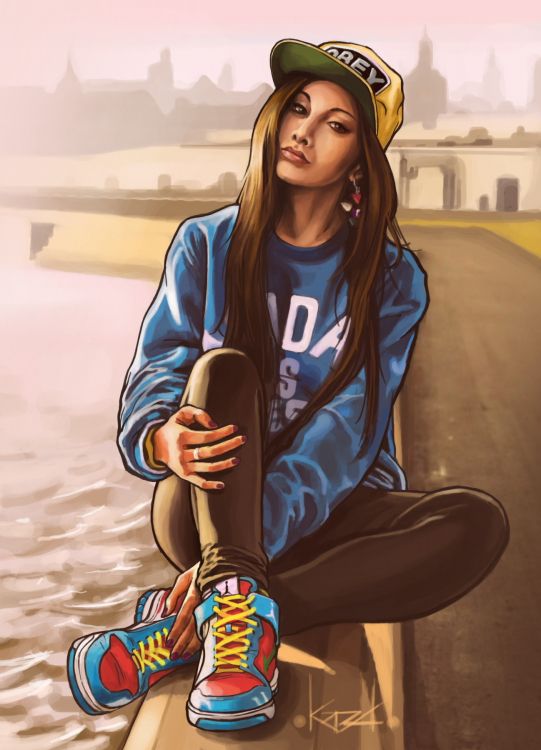 Femme en Veste Bleue et Blanche et Pantalon Noir Assis Sur du Sable Brun Pendant la Journée. Wallpaper in 1300x1800 Resolution