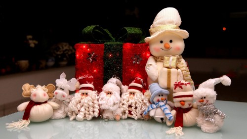 Image snowman, christmas decoration, new year, christmas tree, christmas