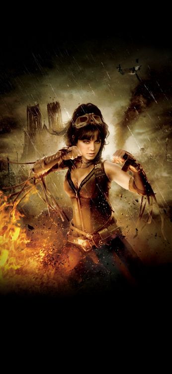 Vanessa Hudgens, Sucker Punch, Blondie, Babydoll, Film-poster. Wallpaper in 1080x2340 Resolution