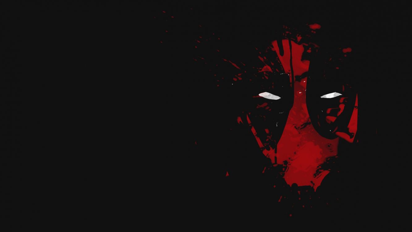 Red and Black Abstract Painting. Wallpaper in 2560x1440 Resolution