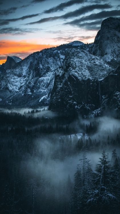 Yosemite National Park, Mount Scenery, Fjord, Nationalpark, Natur. Wallpaper in 1080x1920 Resolution