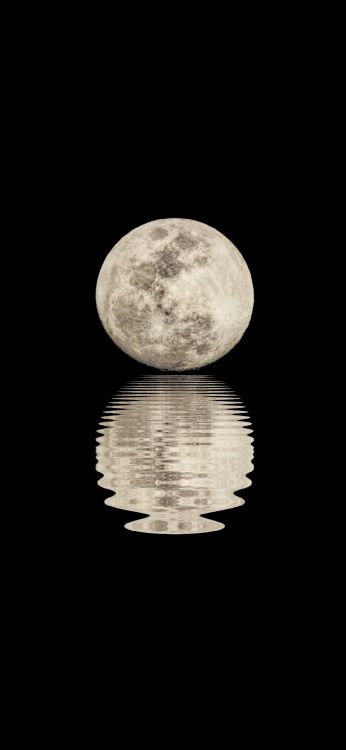 moon, moonlight, Full moon, reflection, water