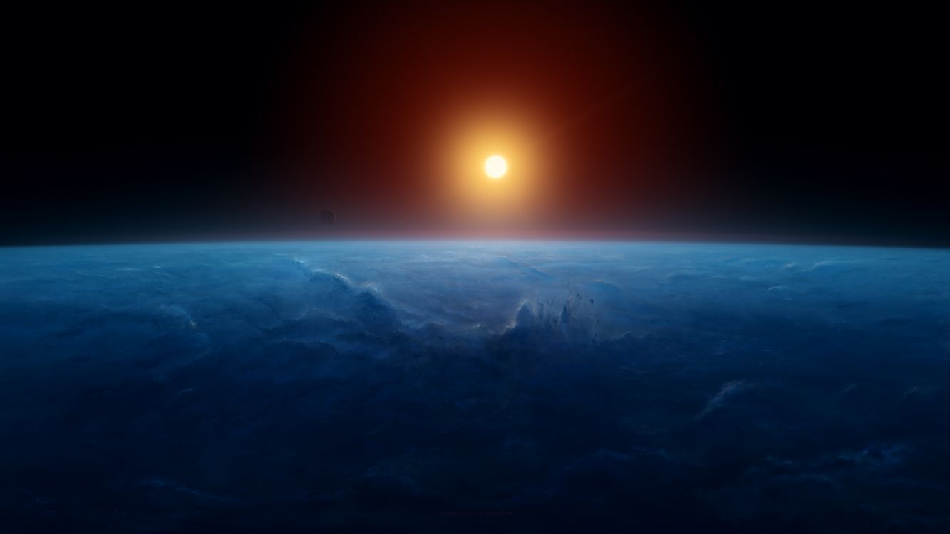 气氛, 地平线, 天文学对象, 外层空间, 这个星球 壁纸 10000x5624 允许