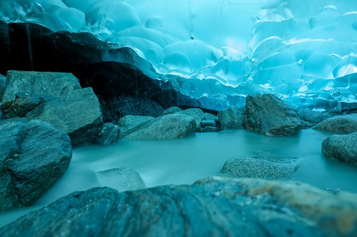 Image ice on body of water