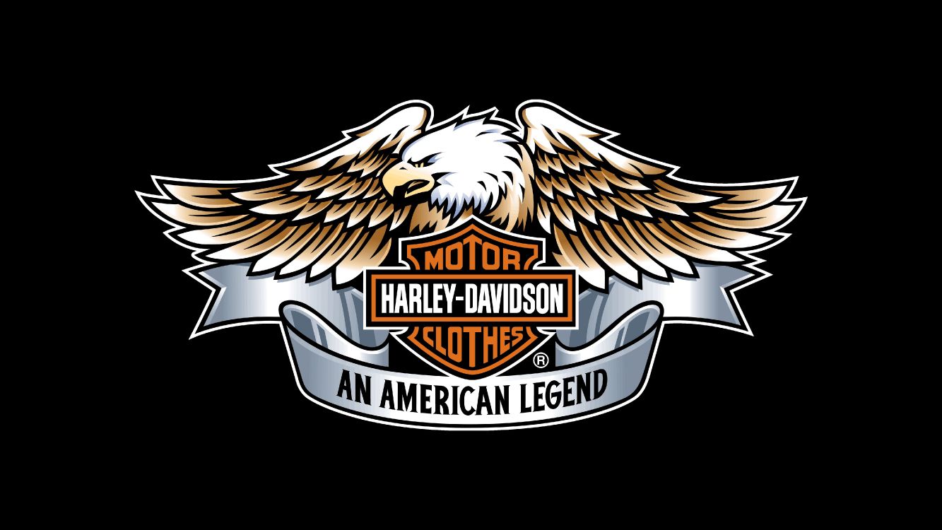 哈雷戴维森, 老鹰, 鸟, 品牌, 金鹰 壁纸 5120x2880 允许
